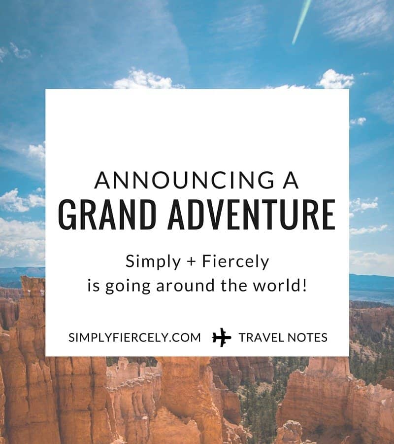 Simply + Fiercely is going around the world (and other big news!)