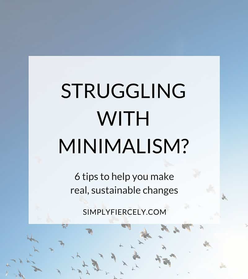 After years of failed attempts at minimalism, how did I finally make real, sustainable changes in my life? Read to find out. 