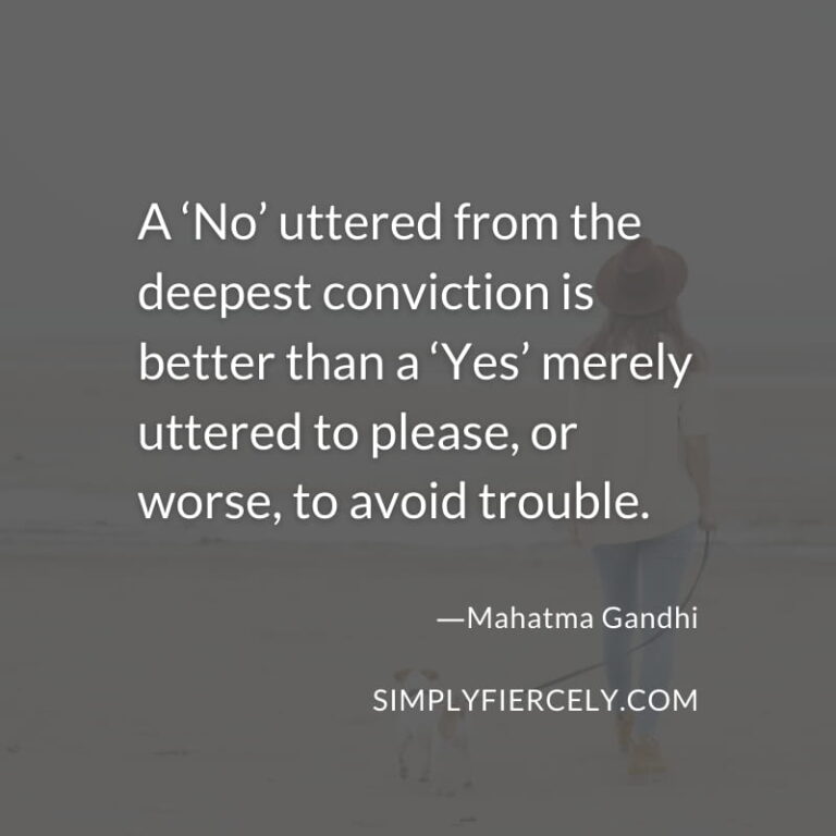 How to Say No Without Feeling Guilty In 5 Simple Steps - Simply + Fiercely