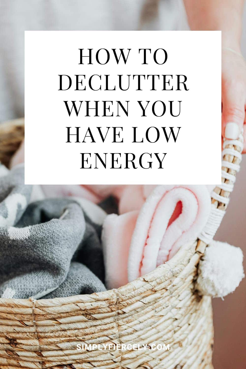 How to Declutter When You Have Low Energy (The Window Shopping Method)